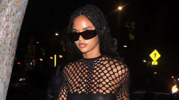 Juliana Nalu, de nieuwe vriendin van Kanye, ging uit in een wel héél luchtige outfit