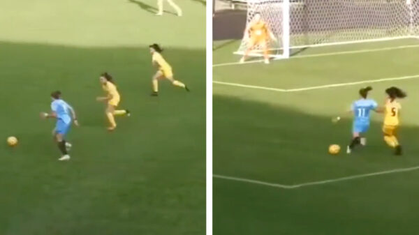 Deze keeper in het vrouwenvoetbal zit er helaas NET niet goed bij