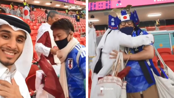 Japanse fans ruimen weer troep van anderen op tijdens het WK in Qatar