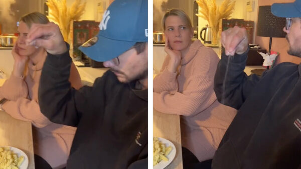 Sneaky bastard doet een salt bae-prank bij zijn vriendin