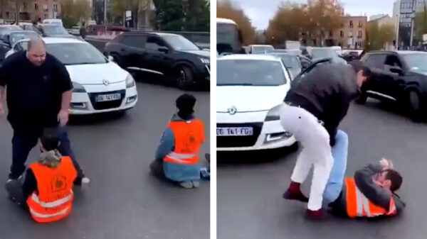 Klimaatactivisten worden in Frankrijk zonder pardon van de weg getrokken