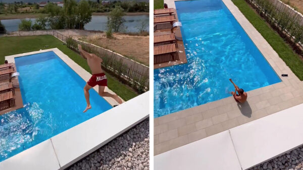 Close call: Tim is zijn neus kwijt én breekt bijna allebei zijn benen