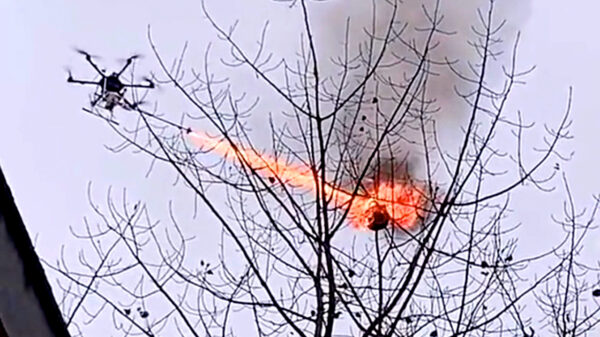 Een wespennest verwijderen is met een drone nog nooit zo eenvoudig geweest