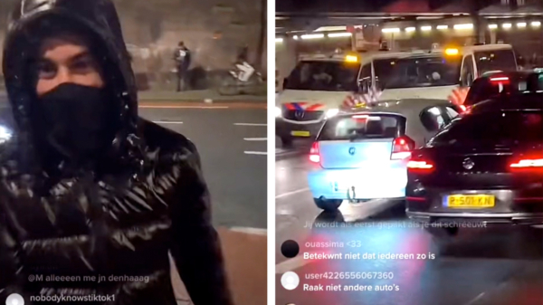 Eencellige relschopper gooit voor Alex Soze baksteen naar politieauto in Den Haag