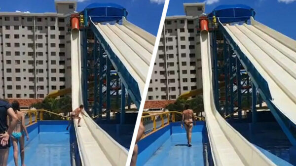 Kan iemand oma misschien vertellen hoe een waterglijbaan werkt?!