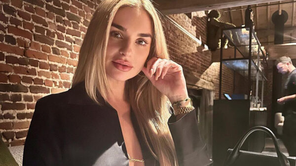 Oeps, ook Gaby Blaaser heeft last van een klein 'ongelukje'