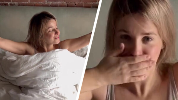 Dit oeps-momentje in bed behoort niet tot Victoria Koblenko's beste acteerwerk