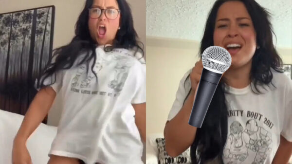 De lekker gekke Elizabeth Anne houdt wel van een dansje!