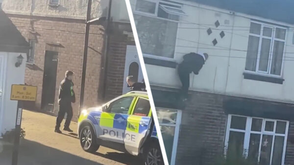 Deze verdachte was niet van plan zich te laten arresteren