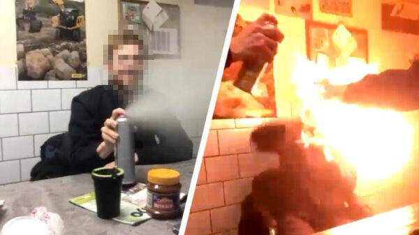 Ja joh, houden jullie anders even een aansteker bij z'n spuitbus