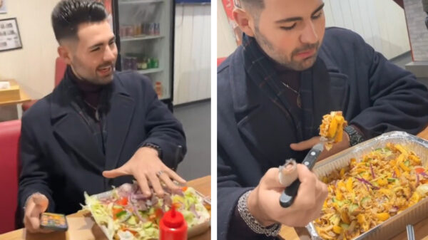 Floris werkt in 23 minuten een XXXXL kapsalon van 2,3 kilo naar binnen