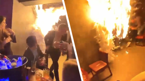 Gasten op de vlucht nadat kerstversiering in Londens hotel in brand vliegt