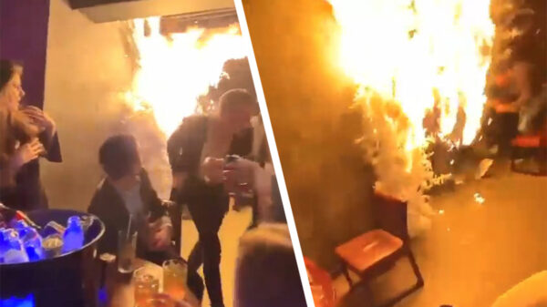 Gasten op de vlucht nadat kerstversiering in Londens hotel in brand vliegt