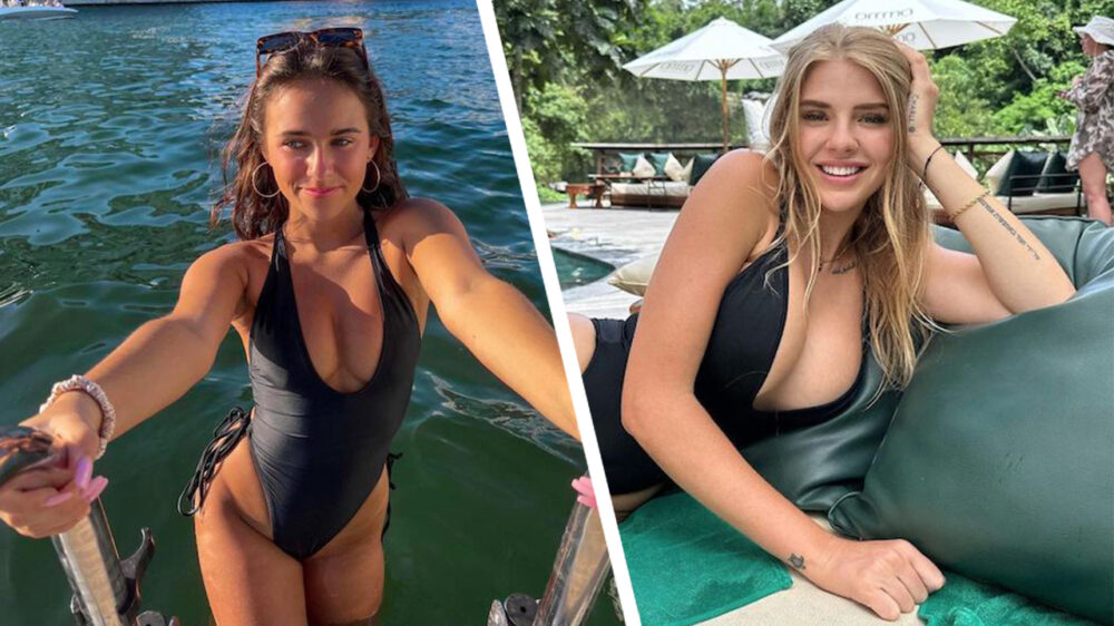 Het bewijs dat dames met een badpak niet altijd iets te verbergen hebben