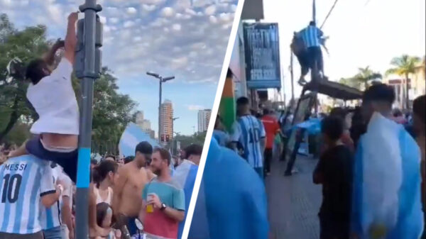 Oververhitte Argentijnen veroorzaken toch nog chaos tijdens vieren WK-overwinning