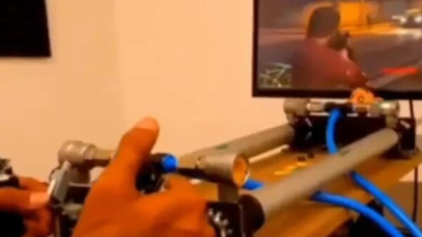 Met deze shootersimulator wordt gamen stukken intenser