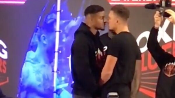 Er vallen rake klappen bij de stare down tussen Harrie Snijders en Danico Cofried