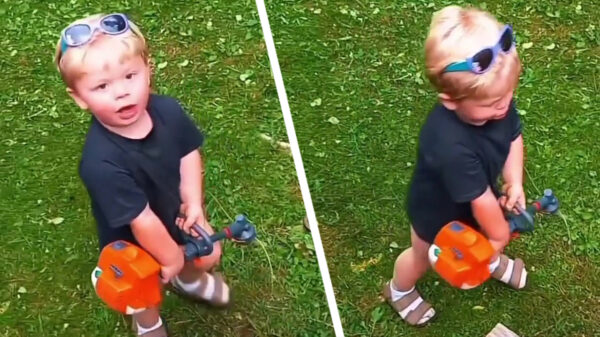 Help, mijn zoon is grastrimmer