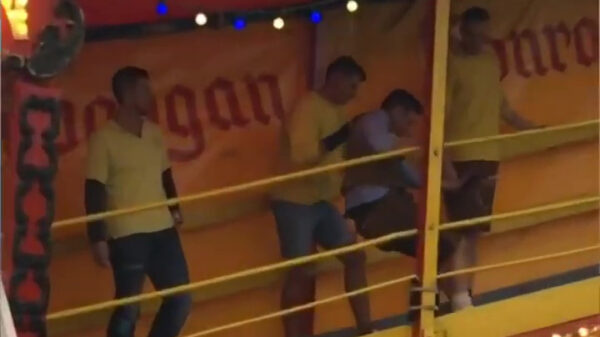 Kermis te ingewikkeld voor dronken Duitser