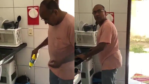 Als je geen geld hebt voor een loopband is dit een mooie low budget-oplossing!