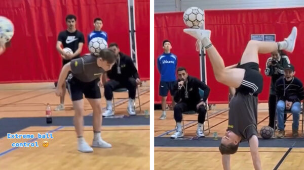 Zo hey, die is goed met ballen