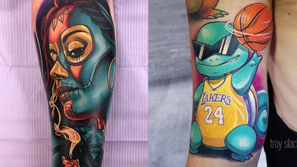 Liefhebbers van tatoeages komen weer volledig aan hun trekken (94)