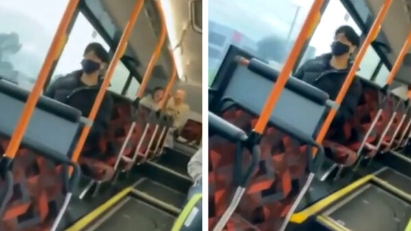 Mate: ook al ben je dakloos, dit soort dingen doe je dus ff niet in de bus