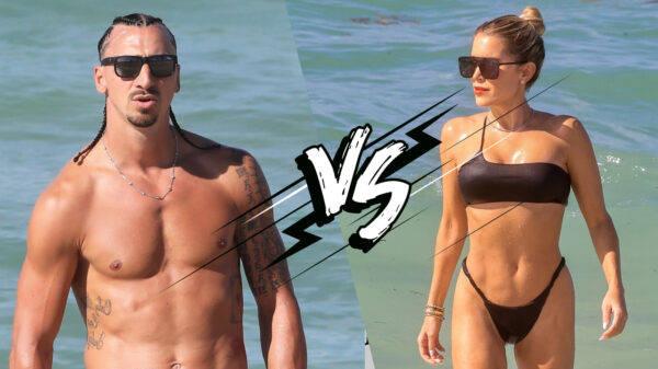 Who wore het kleine zwarte broekje better: Zlatan Ibrahimović vs Sylvie Meis