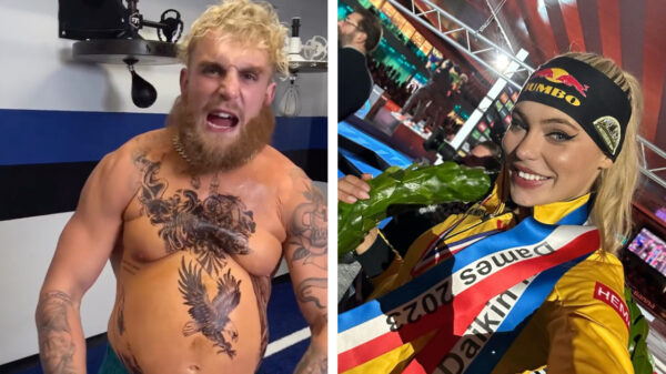 Oh noes: schaatst Jake Paul er met onze Jutta Leerdam vandoor?