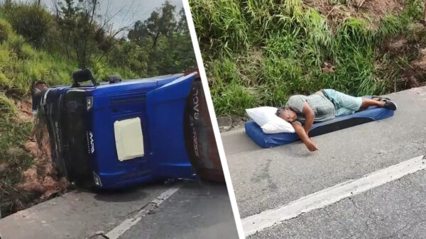 Als vrachtwagenchauffeur ben je nu eenmaal verplicht je rust te pakken