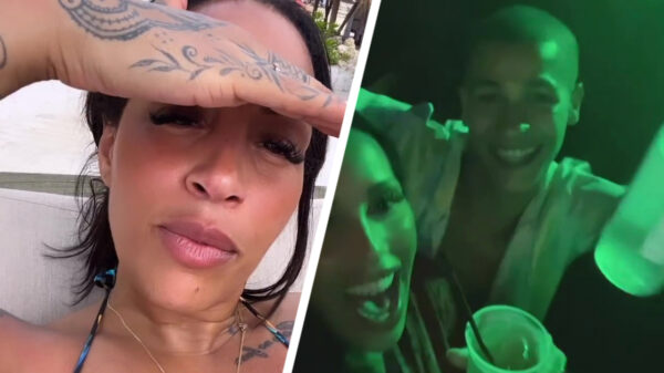 Glennis "Rambo" Grace lekker met Bilal Wahib aan het feesten op Curaçao
