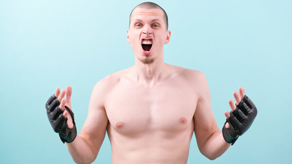 Bro, doe je wel even je gebitsbeschermer in voordat ik je klappen geef