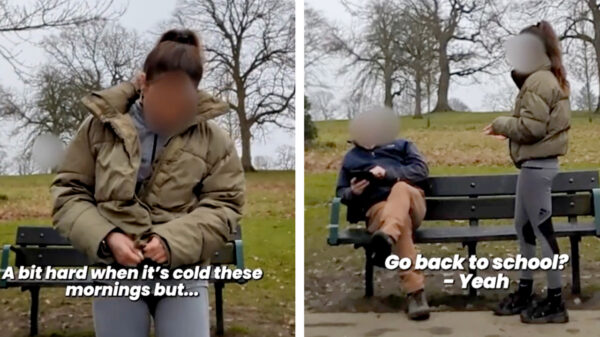 Gast, kan je even ergens anders zitten want ik ben hier aan het filmen