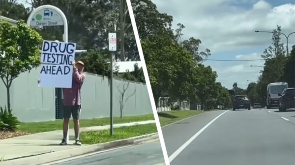 Attent dat ze voor een snelheidscon... drugstest waarschuwen!?