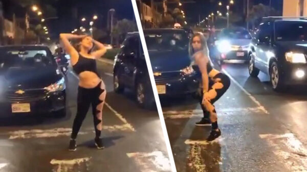 TikTokdansje op een druk kruispunt wordt afgestraft met een corrigerende tik