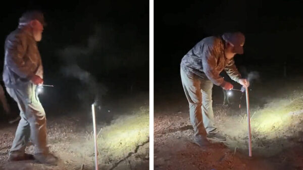 Ouwe oorlogsveteraan voert heel sneaky een precisiebombardement uit