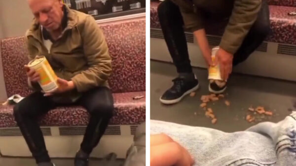 Ondertussen, in het Duitse openbaar vervoer