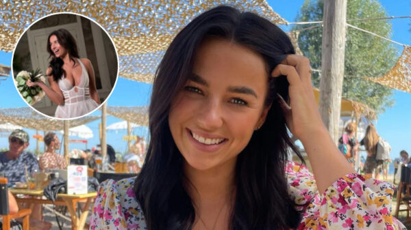 Nina Warink neemt in shoot voor Hunkemöller alvast voorproefje op de huwelijksnacht