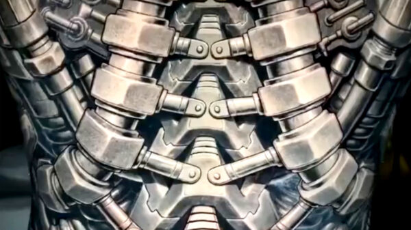 Met deze vette tatoeage sla je elke robotchicka aan de haak