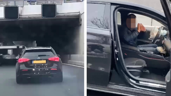 Man wordt onwel(?) en crasht met zijn auto op de Utrechtsebaan