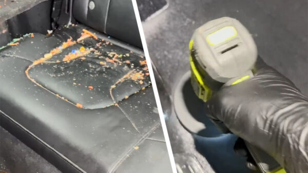 Het interieur van deze Audi laten reinigen was zeker geen overbodige luxe