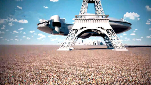 Zo ziet het eruitziet als alle mensen op aarde naast elkaar zouden staan