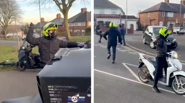 Ondertussen in Birmingham: laffe machete-terreur op klaarlichte dag