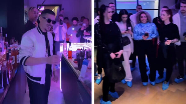 Ach gut: bij Boefs releaseparty moest iedereen overschoenen aan omdat anders zijn vloer beschadigt