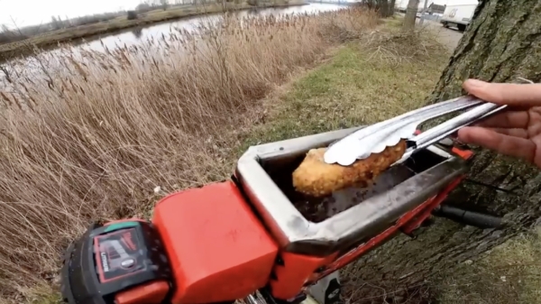 Het vervoersmiddel dat je altijd al wilde hebben: de frituurfiets!