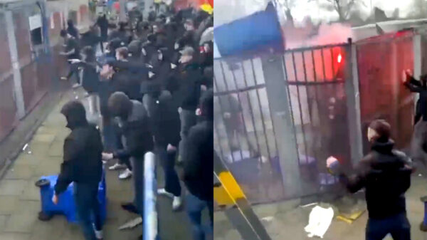 Kneuzen van Cambuur kunnen niet tegen hun verlies en rellen met de ME