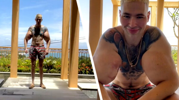 Eindelijk beelden van Blije opgedoken die net terug komt van de sportschool