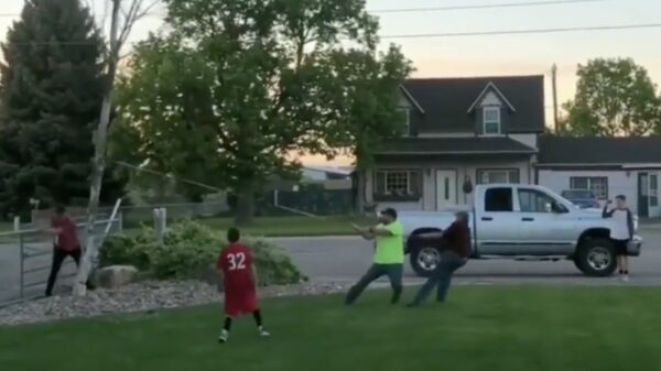 Ingenieuze Amerikanen hebben eigen manier om boom te kappen