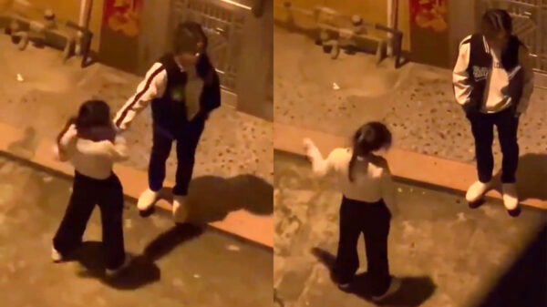 Maat, in dit soort situaties kun je maar beter keihard wegrennen