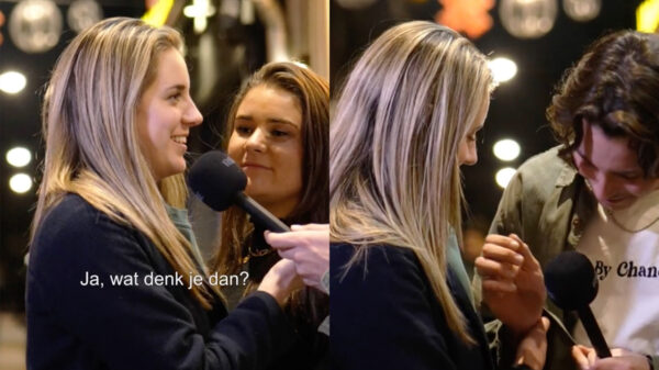 Deze dame steekt niet onder stoelen of banken waar ze zin in heeft